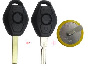 KEY BATTERY REPLACEMENT KIT - NEW KEY SHELL WITH CUT AND RECHARGEABLE BATTERY